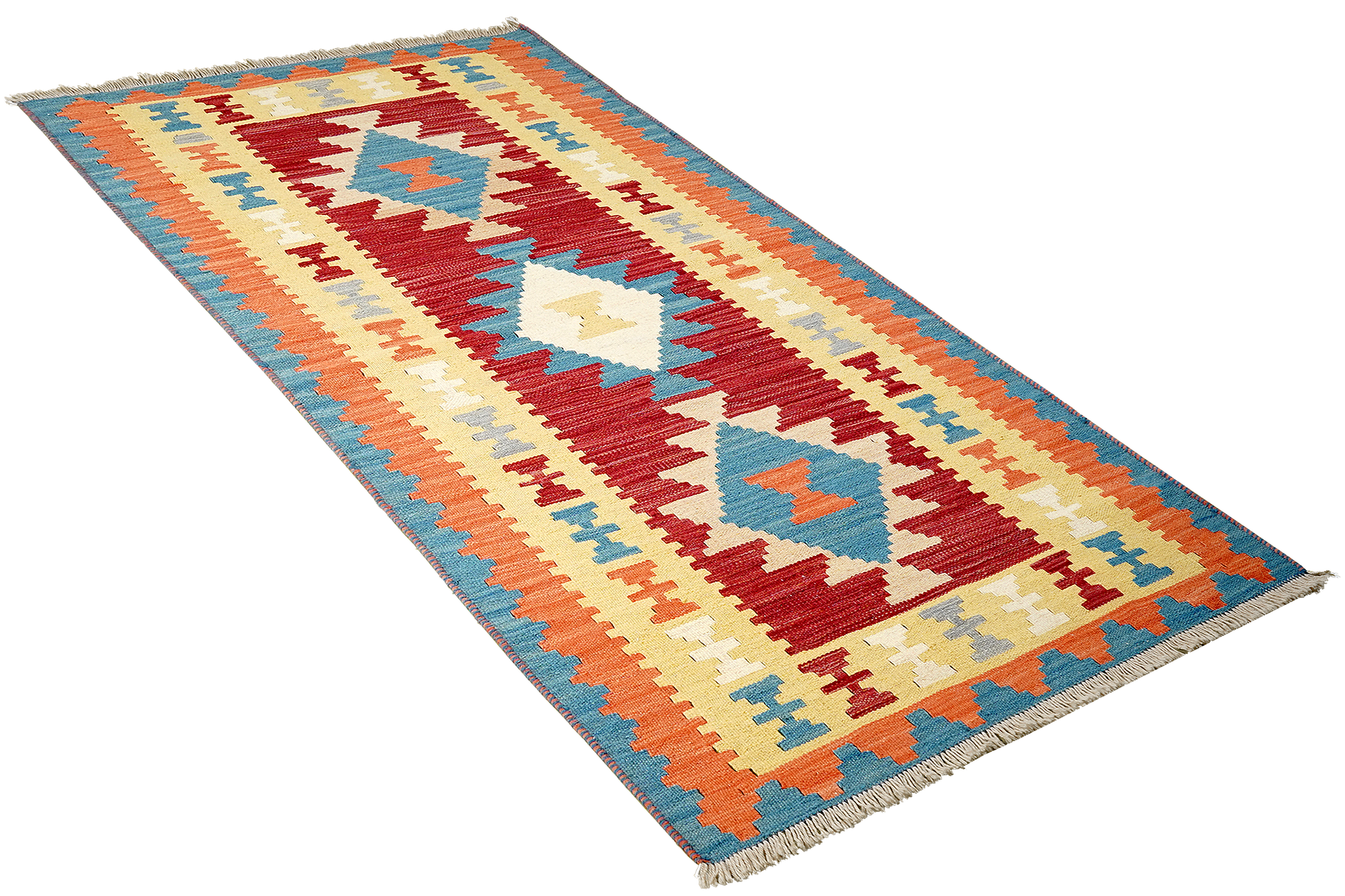 Kelim Gashgai Carpet Wool Multicolored 2