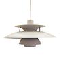 PH5 Pendelleuchte Metall Beige 1970er Jahre 0