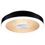 1-Light Volea LED Ceiling Light Black Gold Ø32cm 4