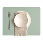 Placemat Rectangular 100% Recycled Leather Mint 0