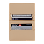 Doppelter Kartenhalter 100% Recyceltes Leder Ingwer 2