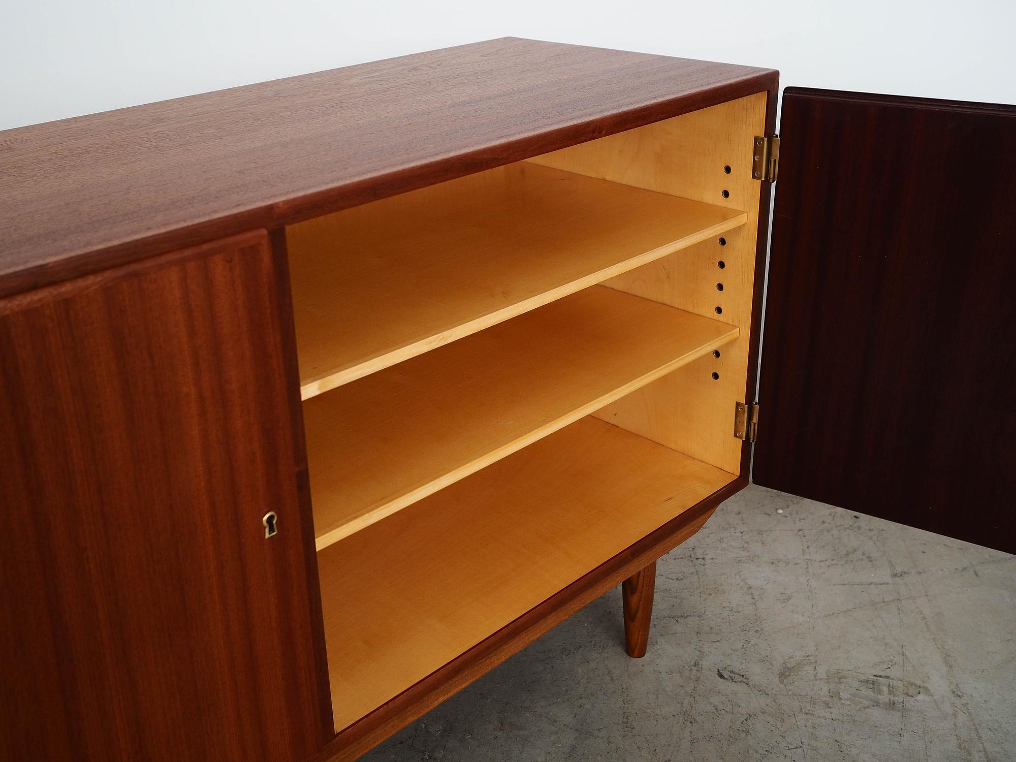 Mahagoni-Schrank Braun 1970er Jahre 7