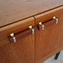 Teak-Schrank Braun1970er Jahre 9