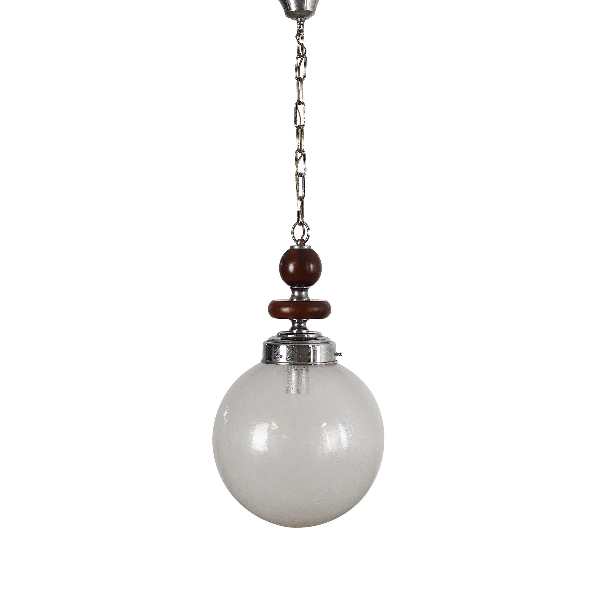 Hanging lamp Murano glass 1970s 0