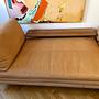 William Combination A Sofa Leather Beige 4