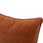 2x Kissen Posh Samt Rostrot 2