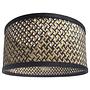 Lampenschirm Typ A Bambus Braun 40 x 20 cm 0