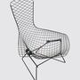 Bertoia Bird Chair Schwarzes Gestell 2