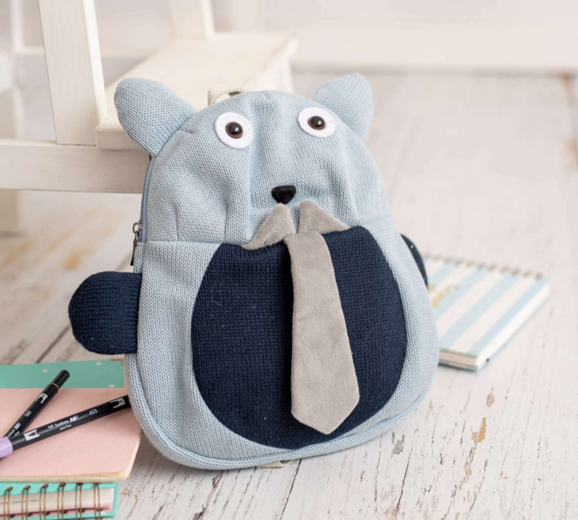 Bieber Backpack Cotton Blue 0