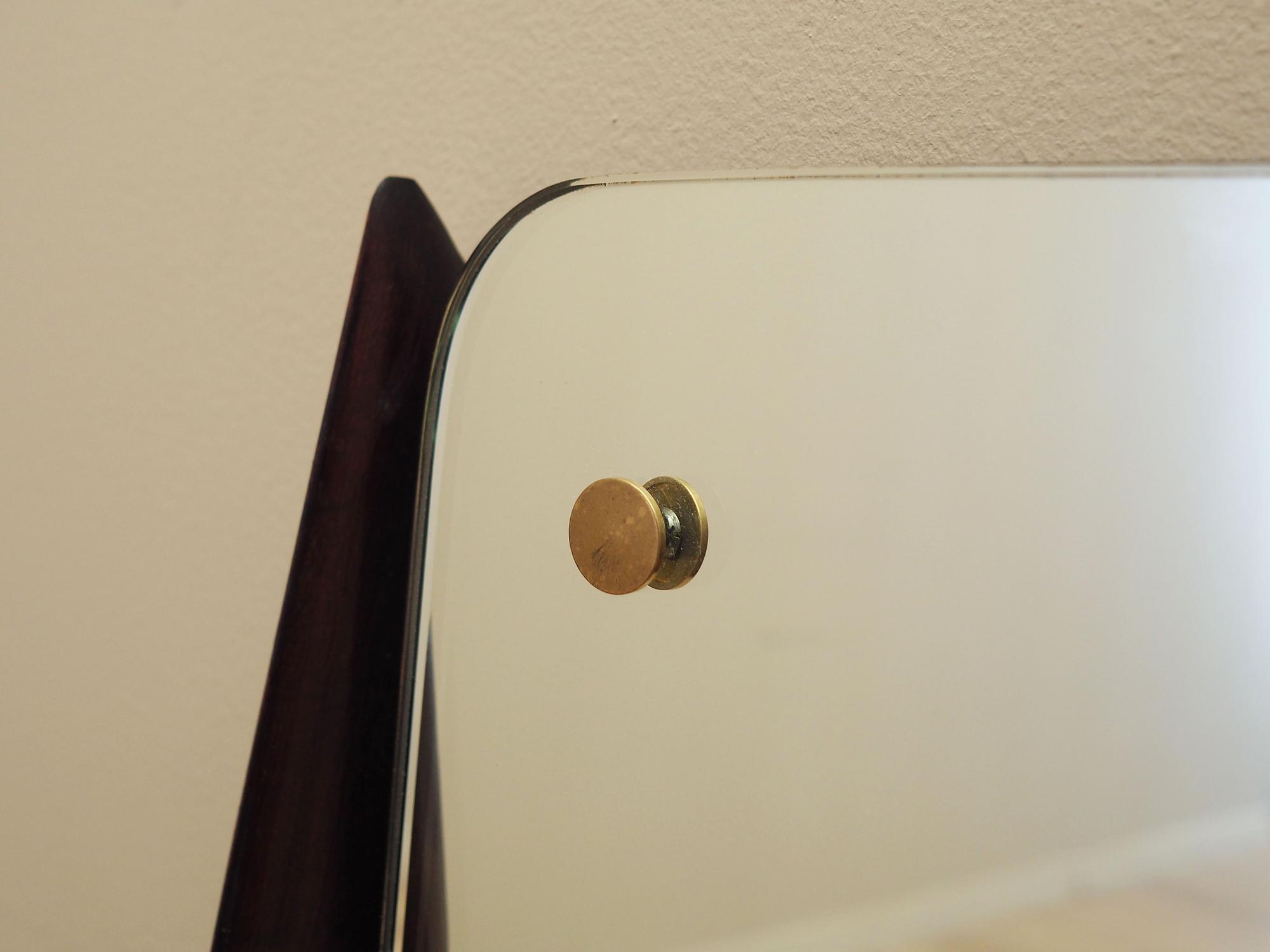 Spiegel mit Mahagonirahmen 1970er Jahre 4