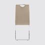 2x Freischwinger mit Griff Kunstleder Beige  5