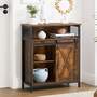 Kommode Hazlet Holz Braun Schwarz 3
