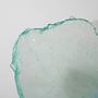 Glass bowl Green Transparent 1970s 8
