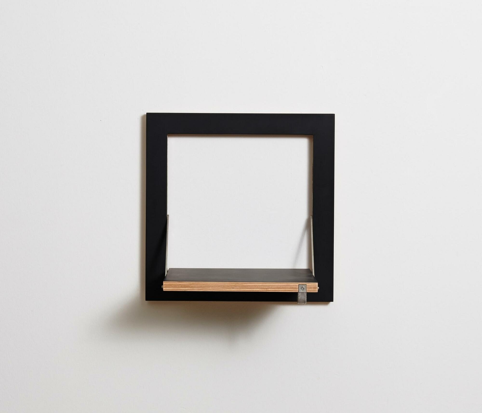 Fläpps Regal Holz Schwarz 40 x 40 cm  1