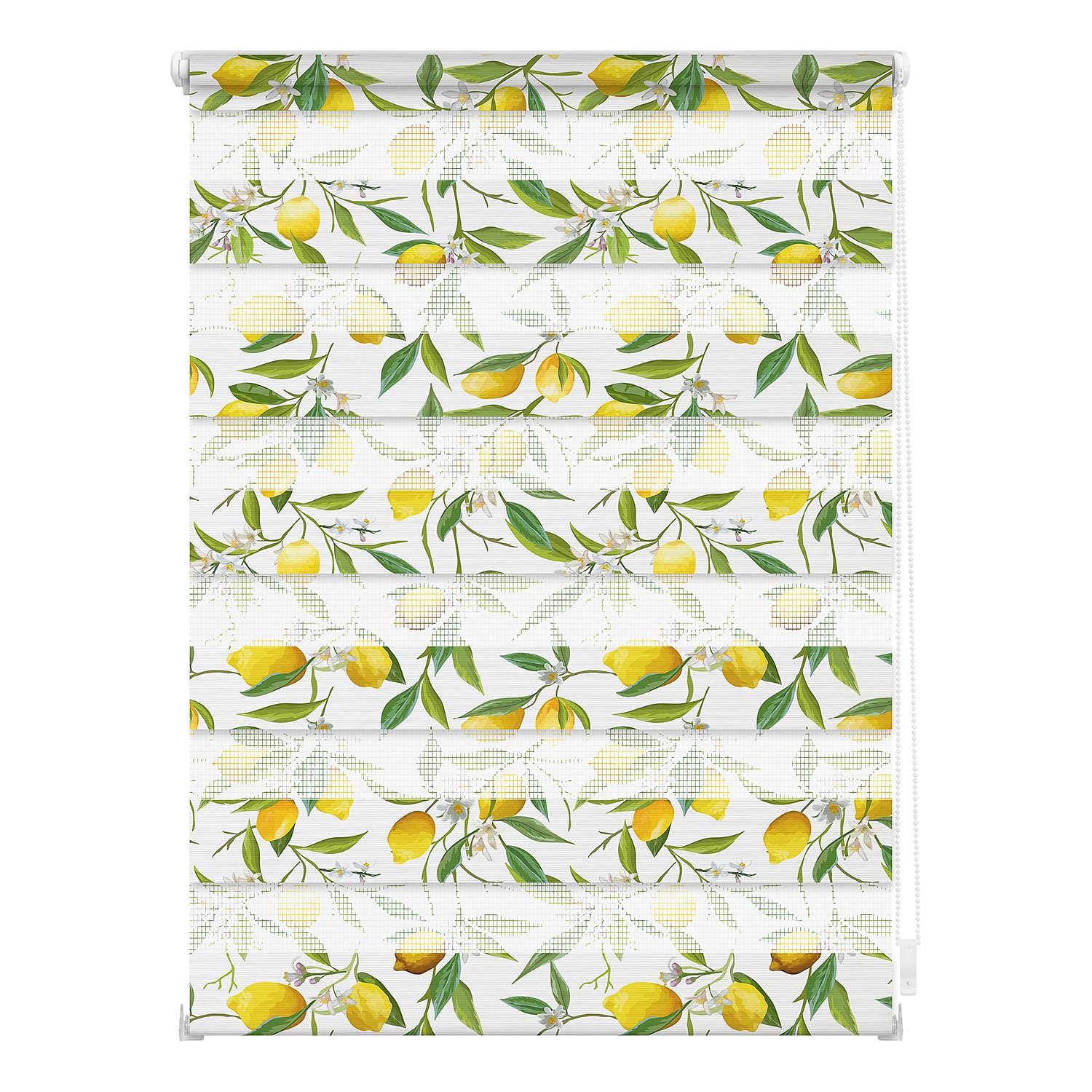 Klemmfix Duo Rollo Limone Polyester Gelb / Grün 70 x 150 cm 1