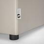 Wandelbarer Pouf mit Klappbett 70x180cm Creme 4