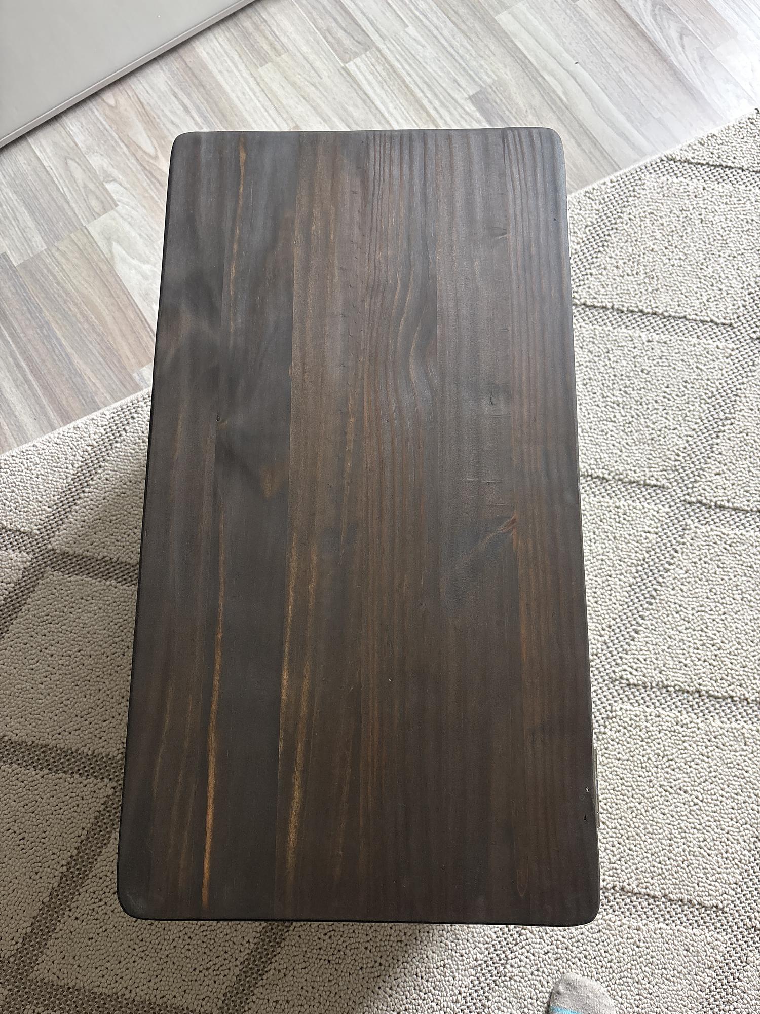 Aufbewahrungstruhe auf Rollen Holz Grün 5