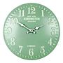 Wanduhr Azille Blechgehäuse Grün 0