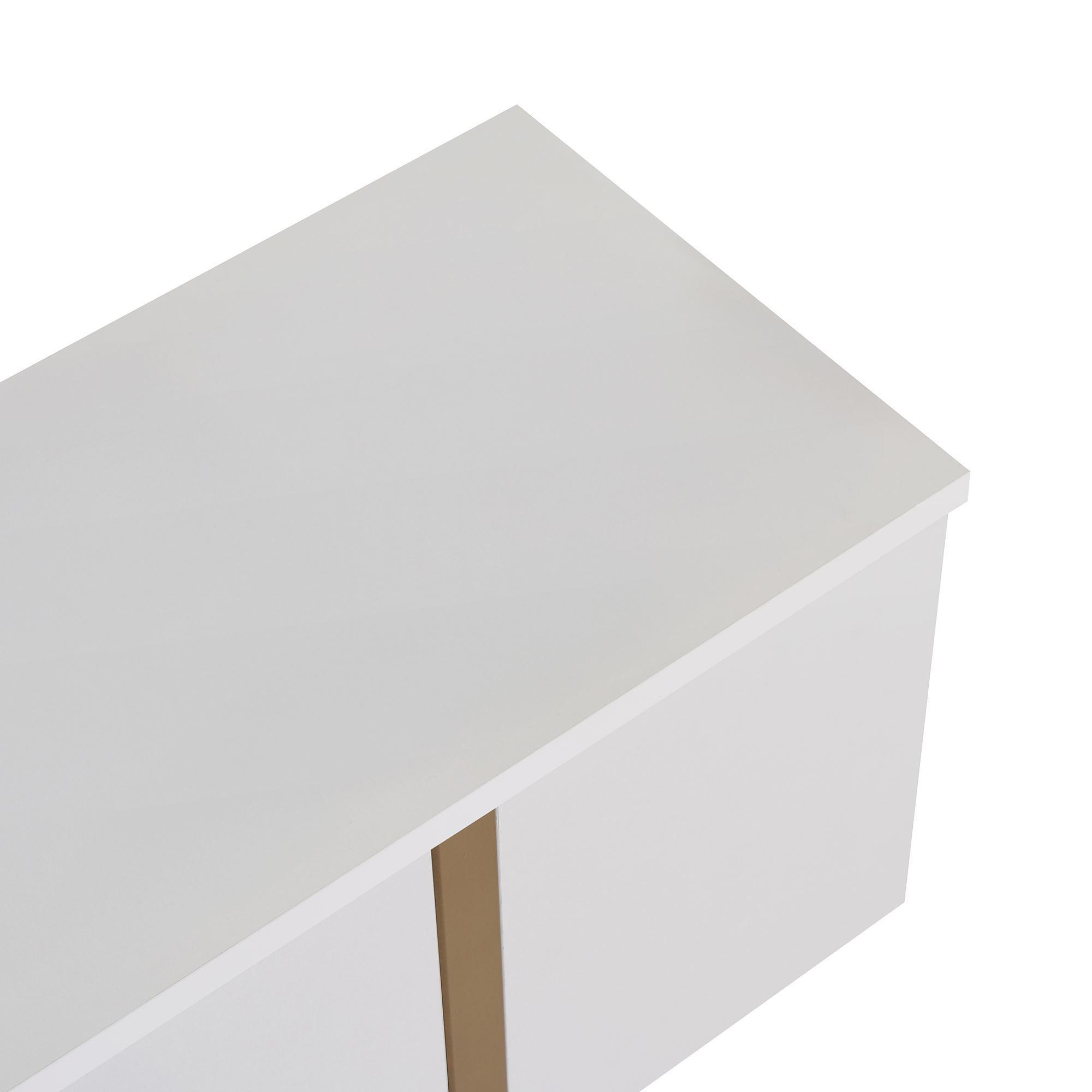 Onera Sideboard Weiß Gold 5