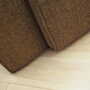 Vintage Sofa Textil Braun 1980er Jahre 9