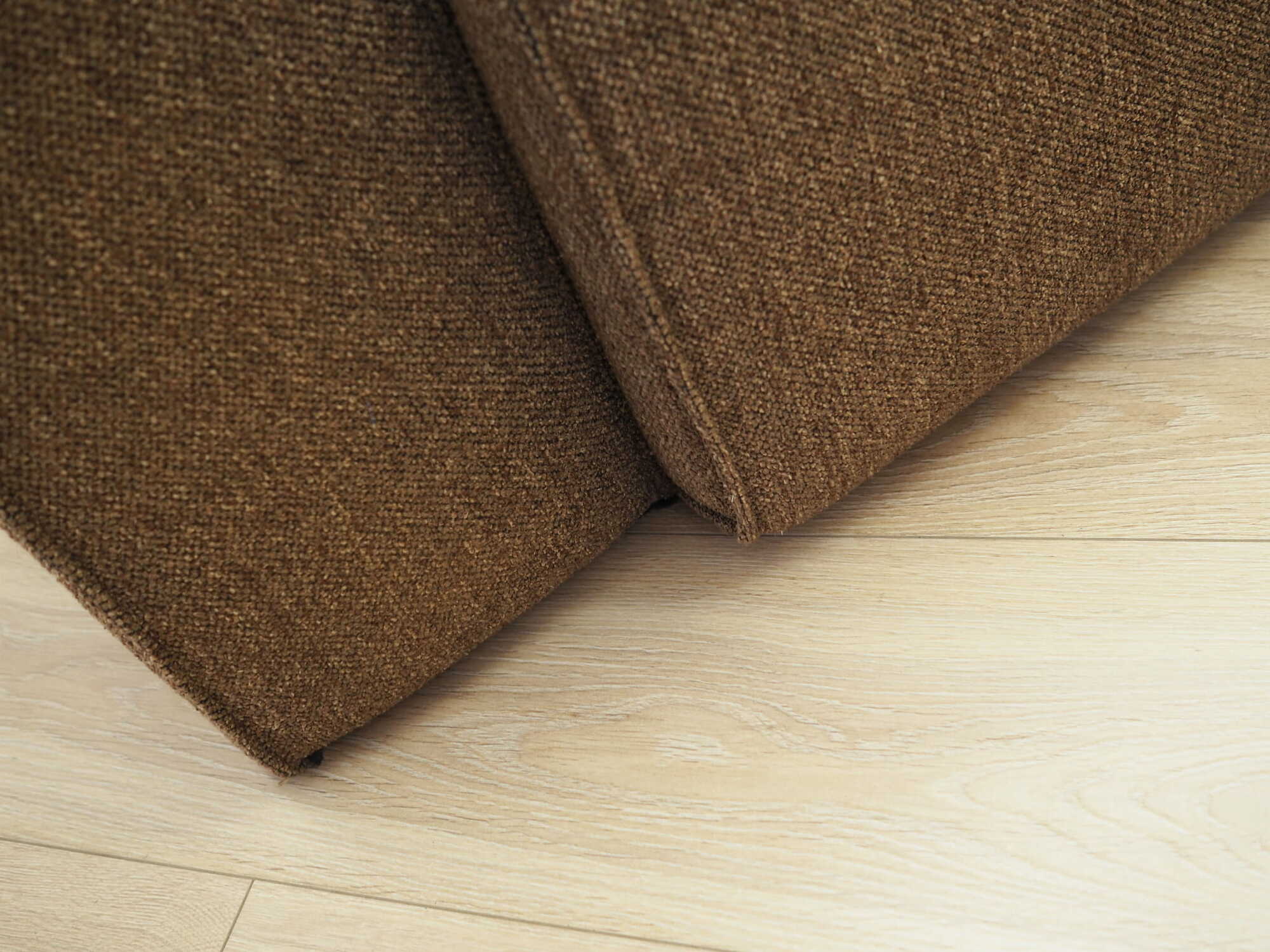 Vintage Sofa Textil Braun 1980er Jahre 9