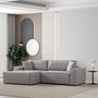 Pirlo Corner Sofa Left Light Grey 1