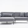 Revos Sofa Récamiere Links Grau 3