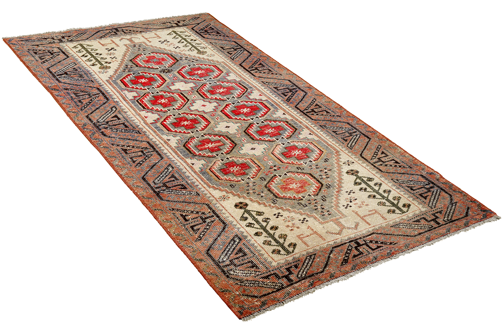 Heritage Teppich Wolle Mehrfarbig 2