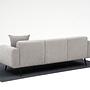 Side Sofa 3-Sitzer Hellgrau 6