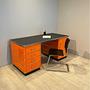 Classic Line Schreibtisch TB 229 Stahl Orange 6