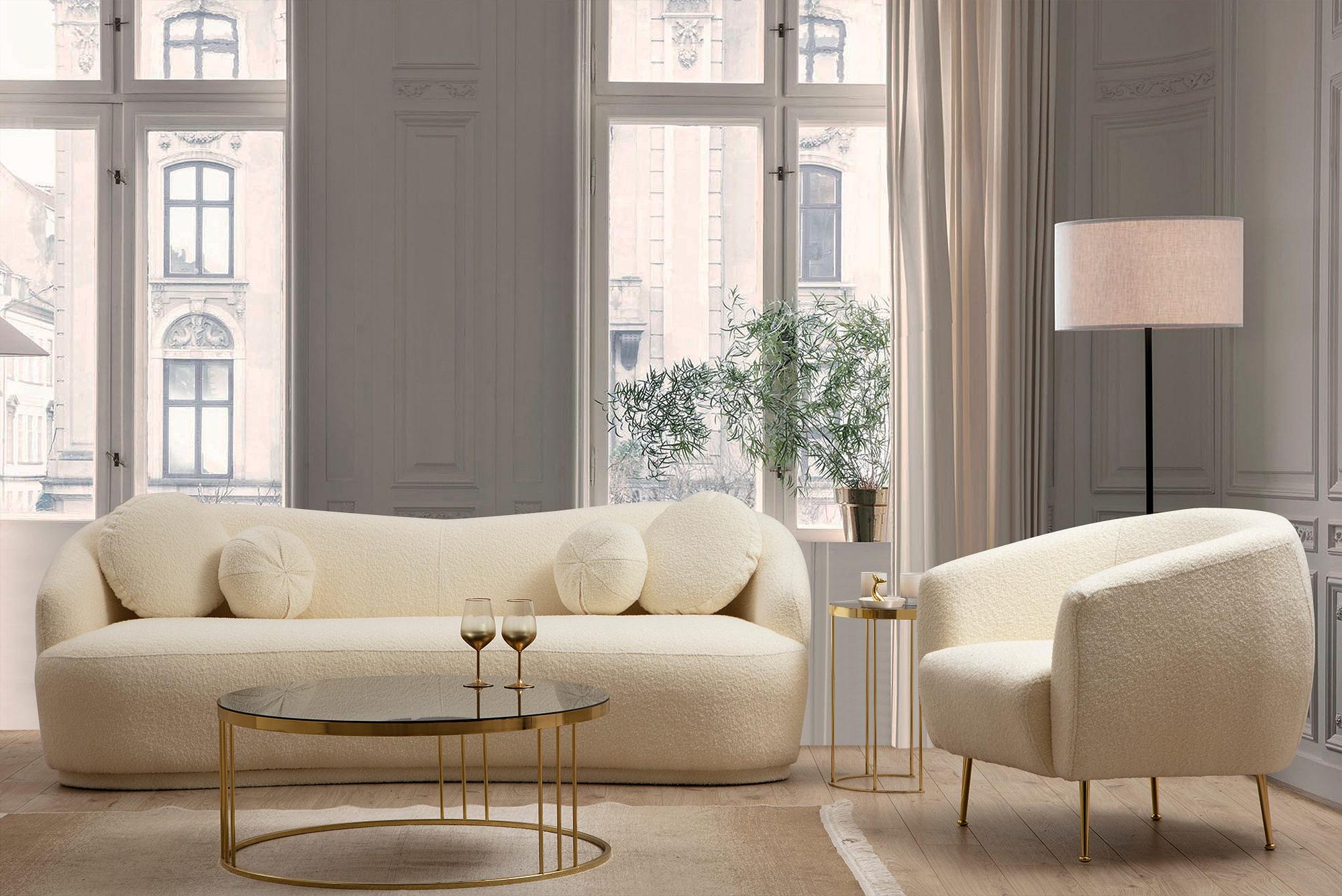 Ancona Sofa Cream 5