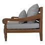 Bahama 2,5-Sitzer Loungesofa Teakholz 2