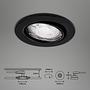 LED Recessed Luminaire Sten V Iron Black 4