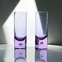 5x Vintage Longdrinkglas Kristall 1970er Jahre 0