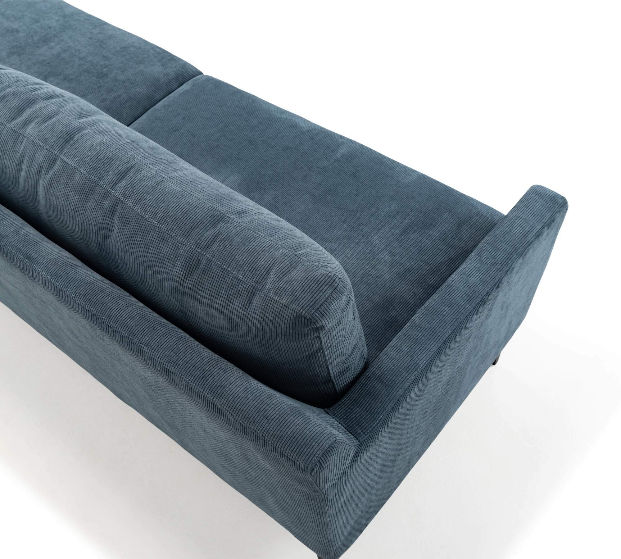 Astha 3-Sitzer Sofa Sorrento Steel Blue 4