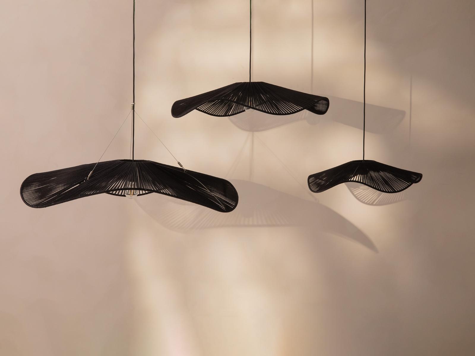 Palmier Pendelleuchte Metall Schwarz 58x58x13 cm 4