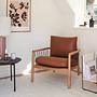 Enzo Sessel Leather Bronze 2