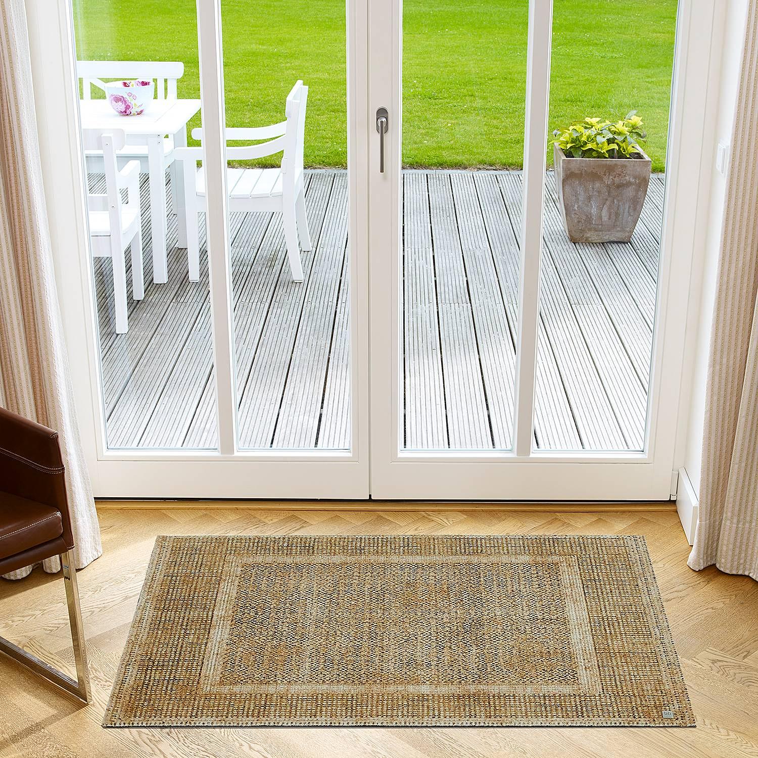 Doormat Square Honey Brown 2