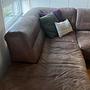 Alessiio Corner Sofa Leather Brown 2