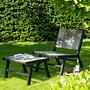 Pom Hocker Aluminium Mehrfarbig 1