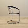 4x Dining chair leather metal 1980s 14