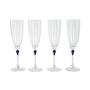 Vierer-Set Gläser 1970er Jahre 0