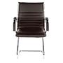 Parma V Chair Cantilever Leather Brown 0