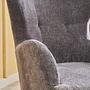 Karina Armchair Chenille Fabric Gray 2