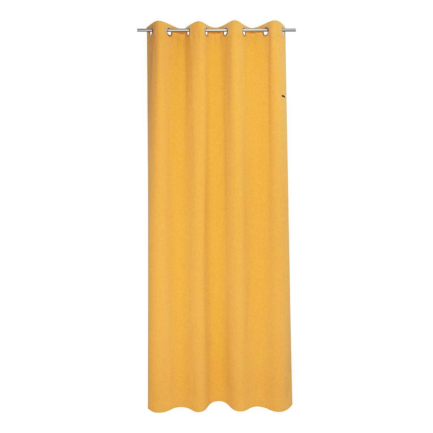 Ösenschal Harp Polyester Senfgelb 0