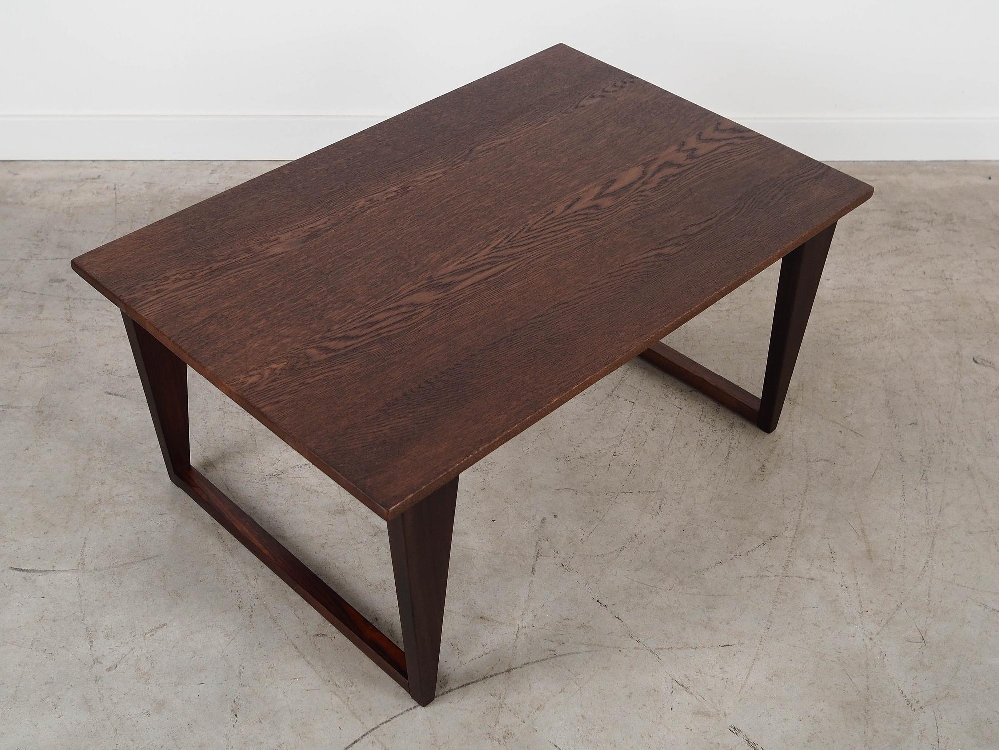 Eichentisch 1970er Jahre Braun 8