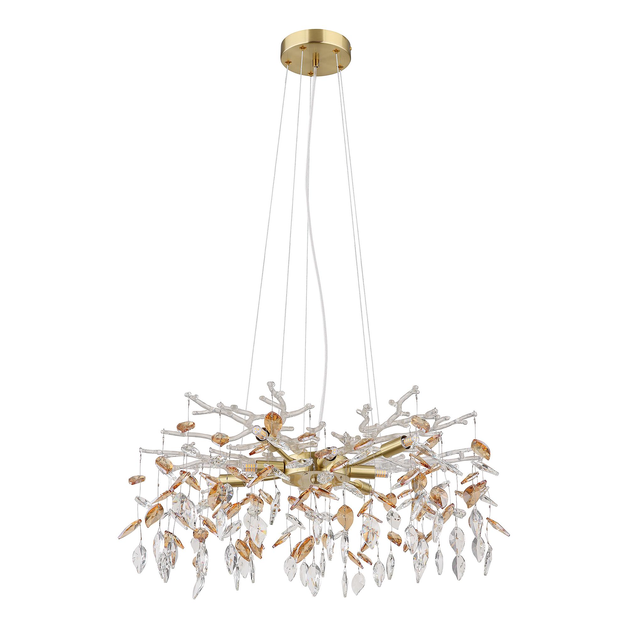 Danna Kronleuchter  8-flammig Kristallglas Eisen 4