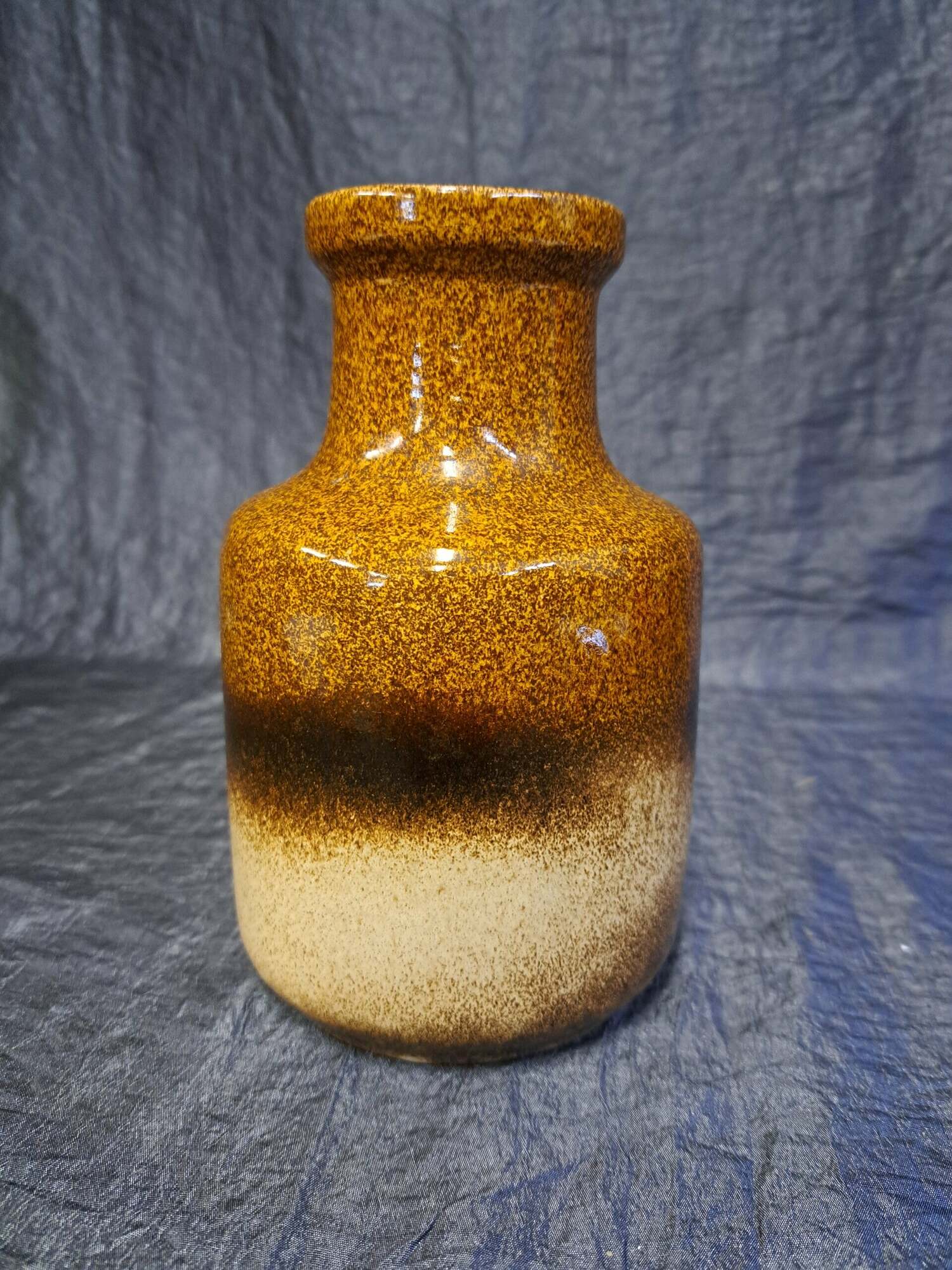 Vintage Vase Keramik Mehrfarbig 2