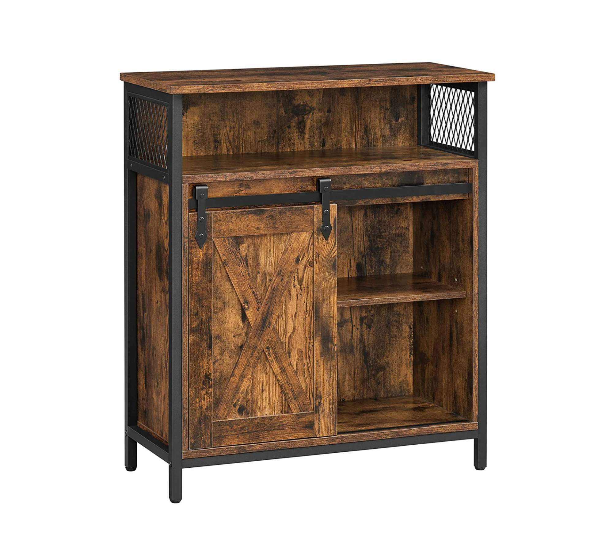 Kommode Hazlet Holz Braun Schwarz 0
