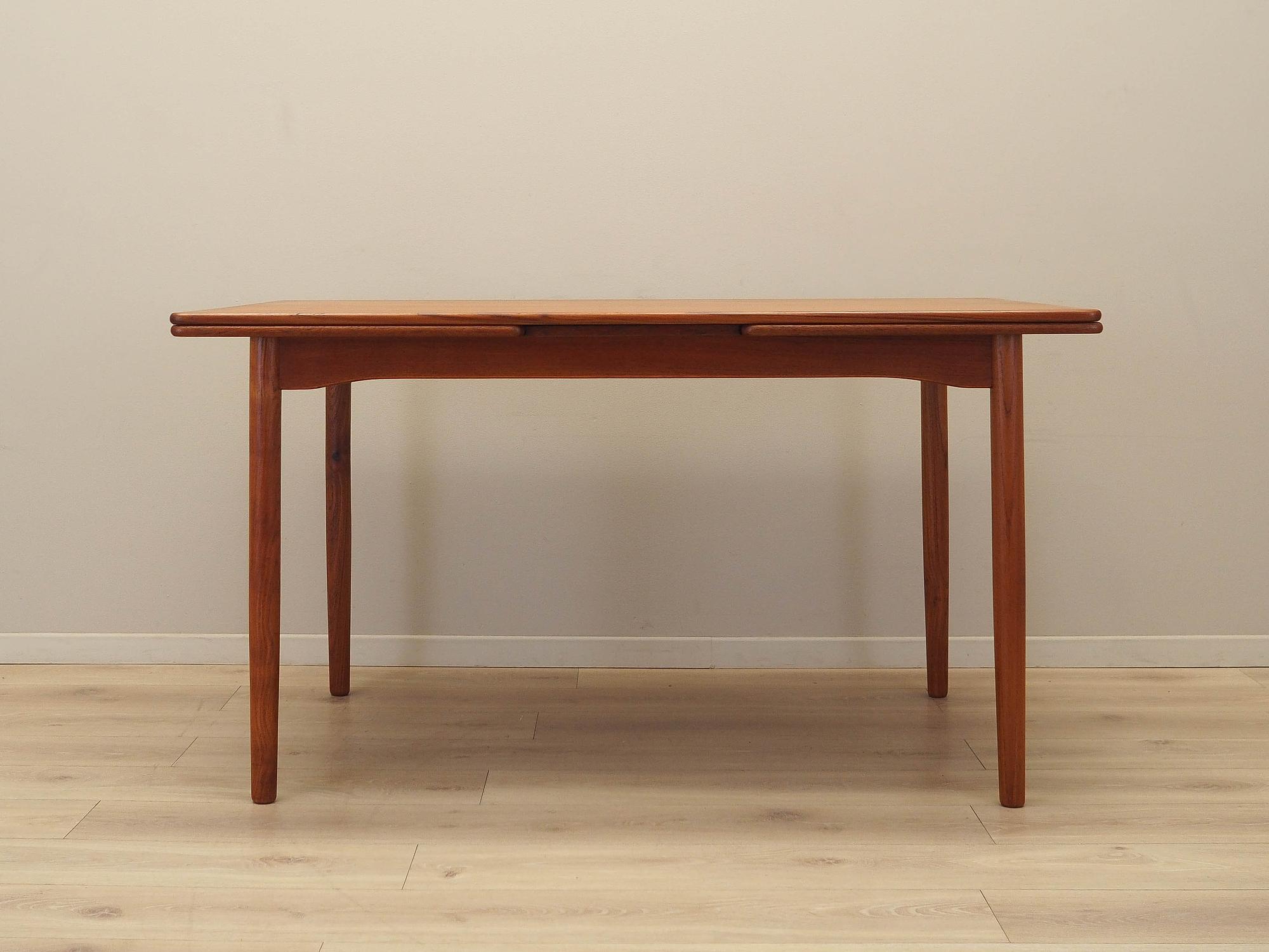 Teak table Brown 1970s 8